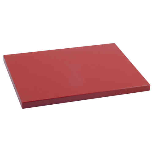 Tabla polietileno 33x23x2cm roja Metaltex