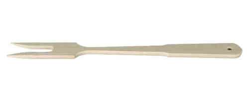 Tenedor madera 2 púas 34 cm