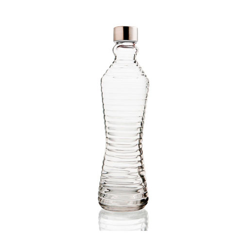 Botella de cristal 1 L Line transparente