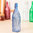 Botella cuadrada 1 L VIBa azul