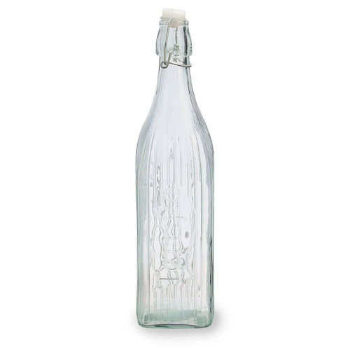 Botella cuadrada 1 L VIBa transparente