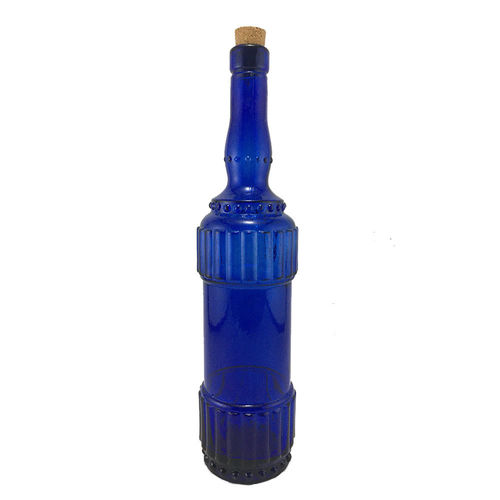 Botella reciclada Rayas700 ml azul