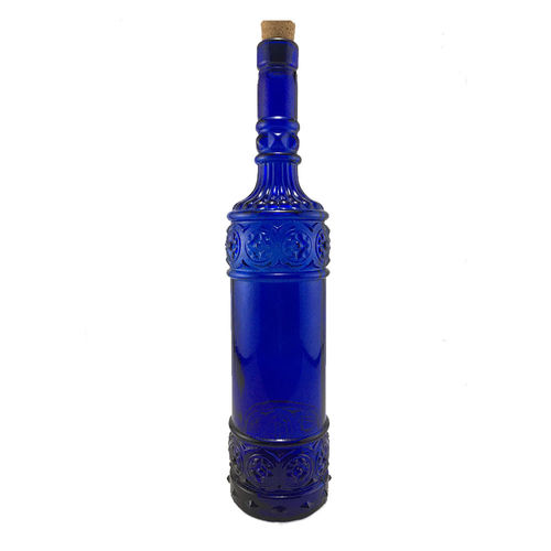 Botella reciclada Rosetón 700 ml azul