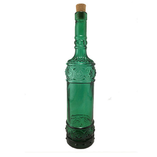 Botella reciclada Rosetón 700 ml verde