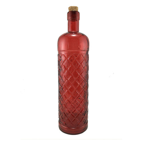 Botella reciclada Licorera anis 700 ml roja